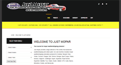 Desktop Screenshot of justmopar.com